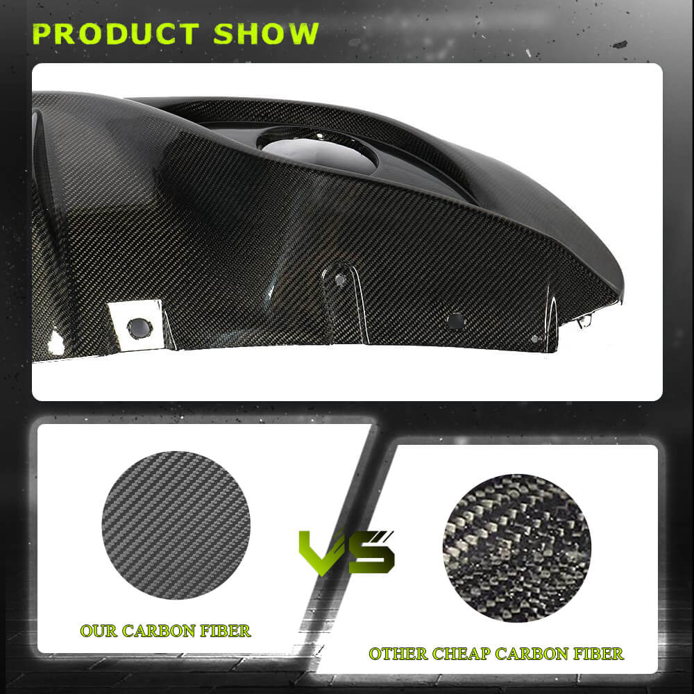 Fits for Alfa Romeo Giulia 952 Ti Sport 15-20 Carbon Fiber Rear Bumper Diffuser Valance Lip