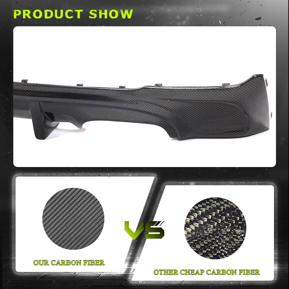 Fits for BMW 2 Series F22 F23 M Sport Carbon Fiber Rear Bumper Diffuser Valance Lip |220i 228i 230i M-tech M235i M240i