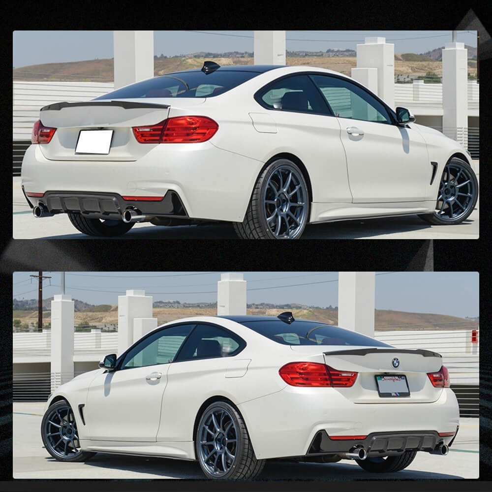 Fits for BMW 4 Series F32 F33 F36 M Sport Carbon Fiber Rear Bumper Diffuser Valance Lip |420i 428i 430i 435i 440i M Tech