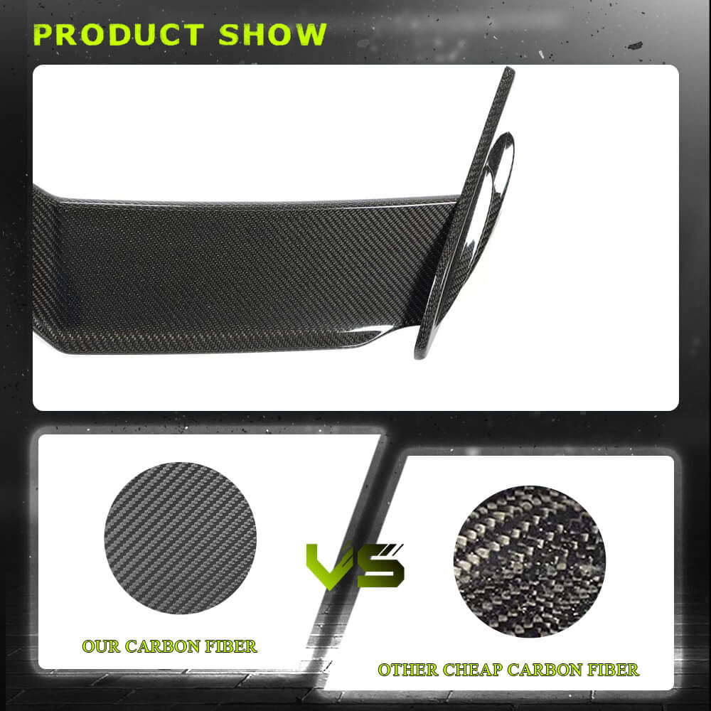 Fits for Volkswagen VW Golf 8 MK8 GTI R Carbon Fiber Rear Roof Boot Spoiler Wing Lip Factory Outlet