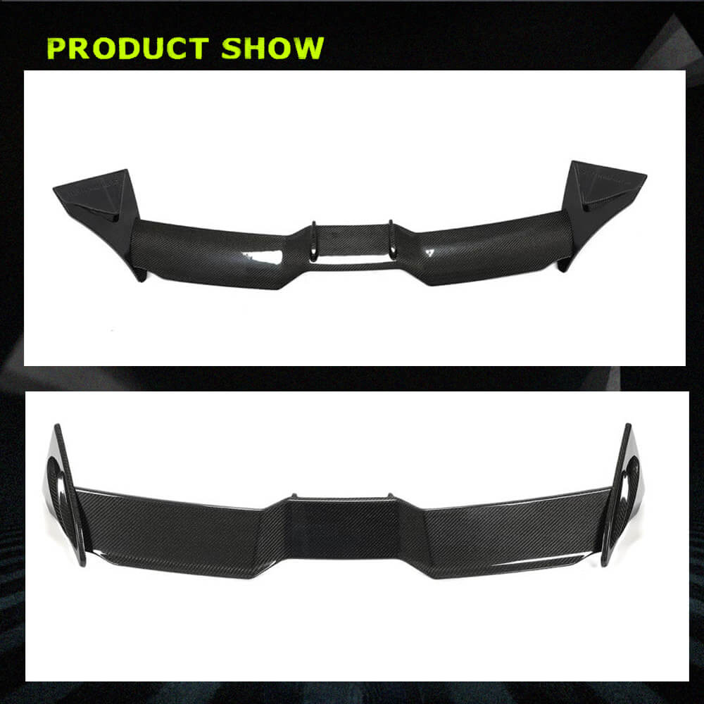 Fits for Volkswagen VW Golf 8 MK8 GTI R Carbon Fiber Rear Roof Boot Spoiler Wing Lip Factory Outlet