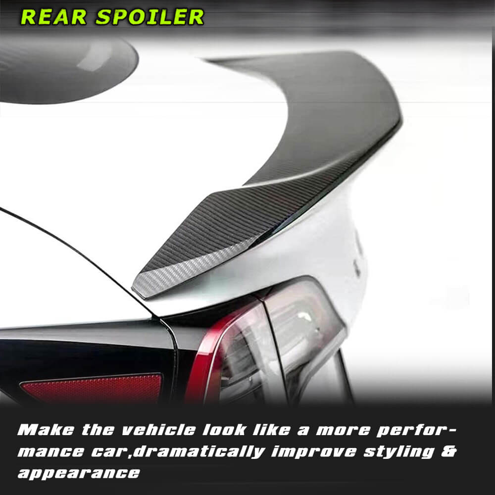 Fits for Tesla Model 3 Sedan 16-22 Carbon Fiber Rear Trunk Spoiler Wing