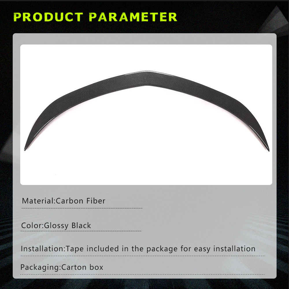 Fits for Cadillac ATS Sedan 13-19 Carbon Fiber Rear Trunk Spoiler Wing Lip Factory Outlet