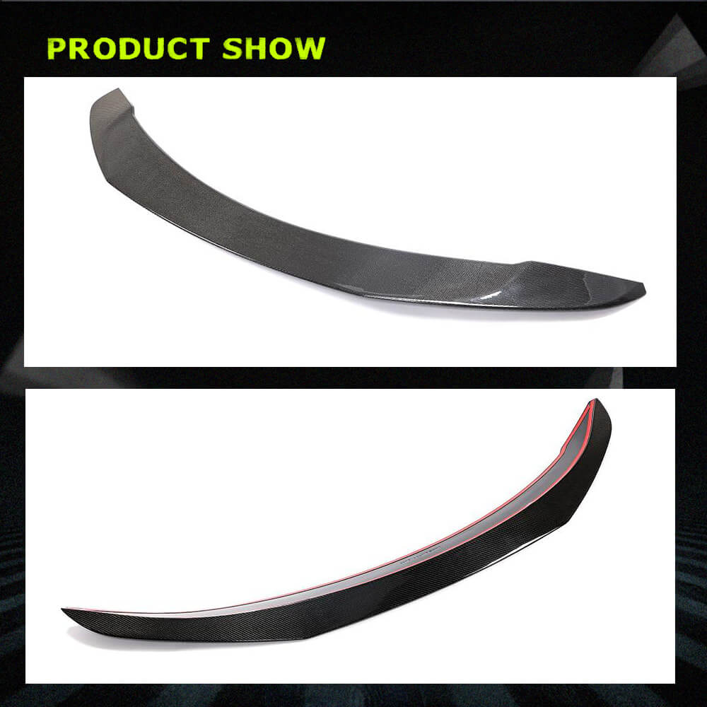 Fits for Tesla Model 3 Sedan 16-22 Carbon Fiber Rear Trunk Spoiler Wing