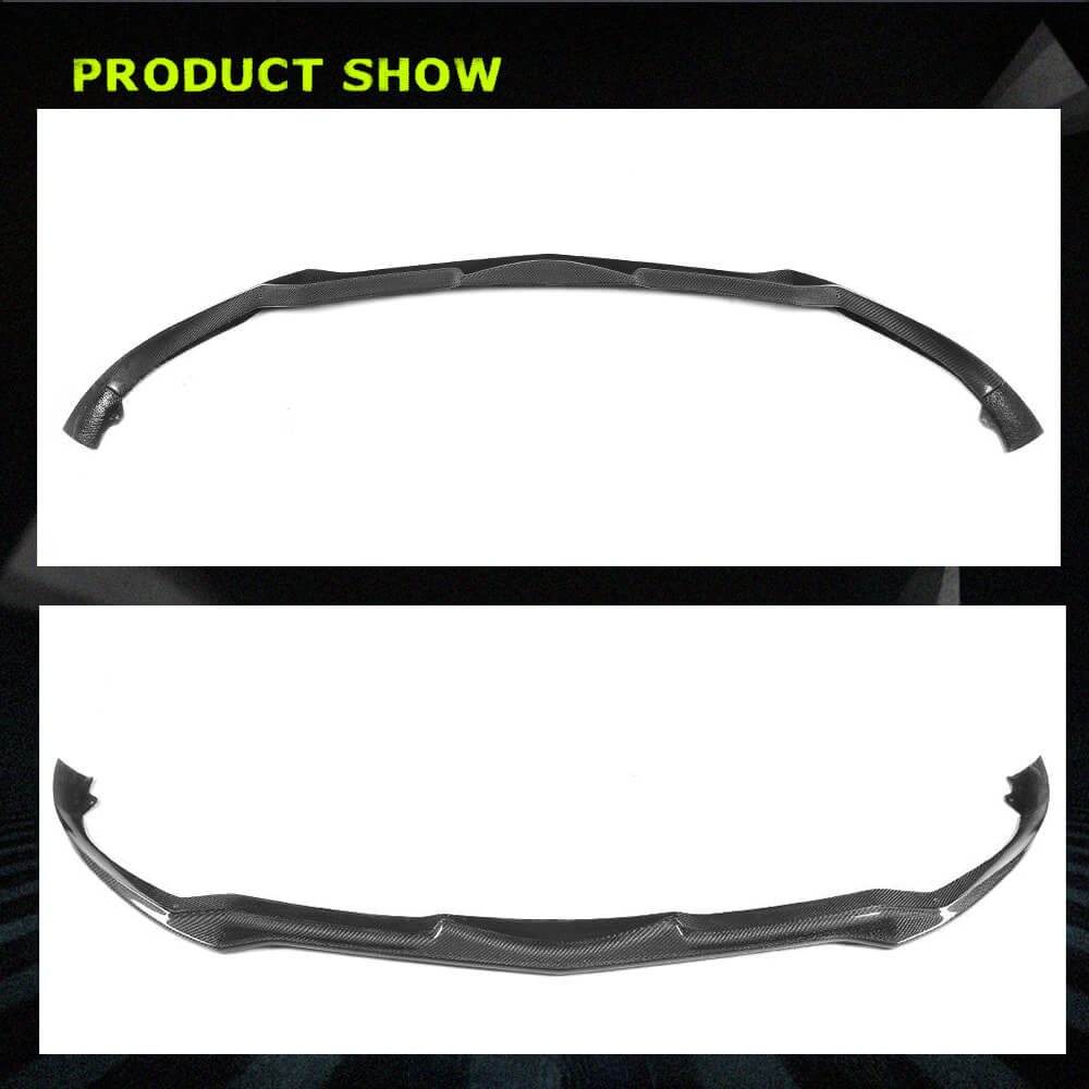 Fits for Alfa Romeo Giulia 952 TI Sport 15-21 Real Carbon Fiber Front Bumper Lip Spoiler Wide Body Kit