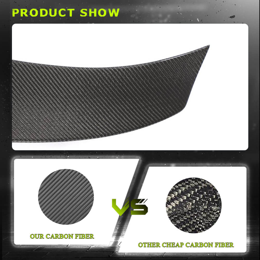 Fits for Audi A3 Sline S3 RS3 8V 8V.5 Sedan Carbon Fiber Rear Trunk Boot Spoiler Wing Lip