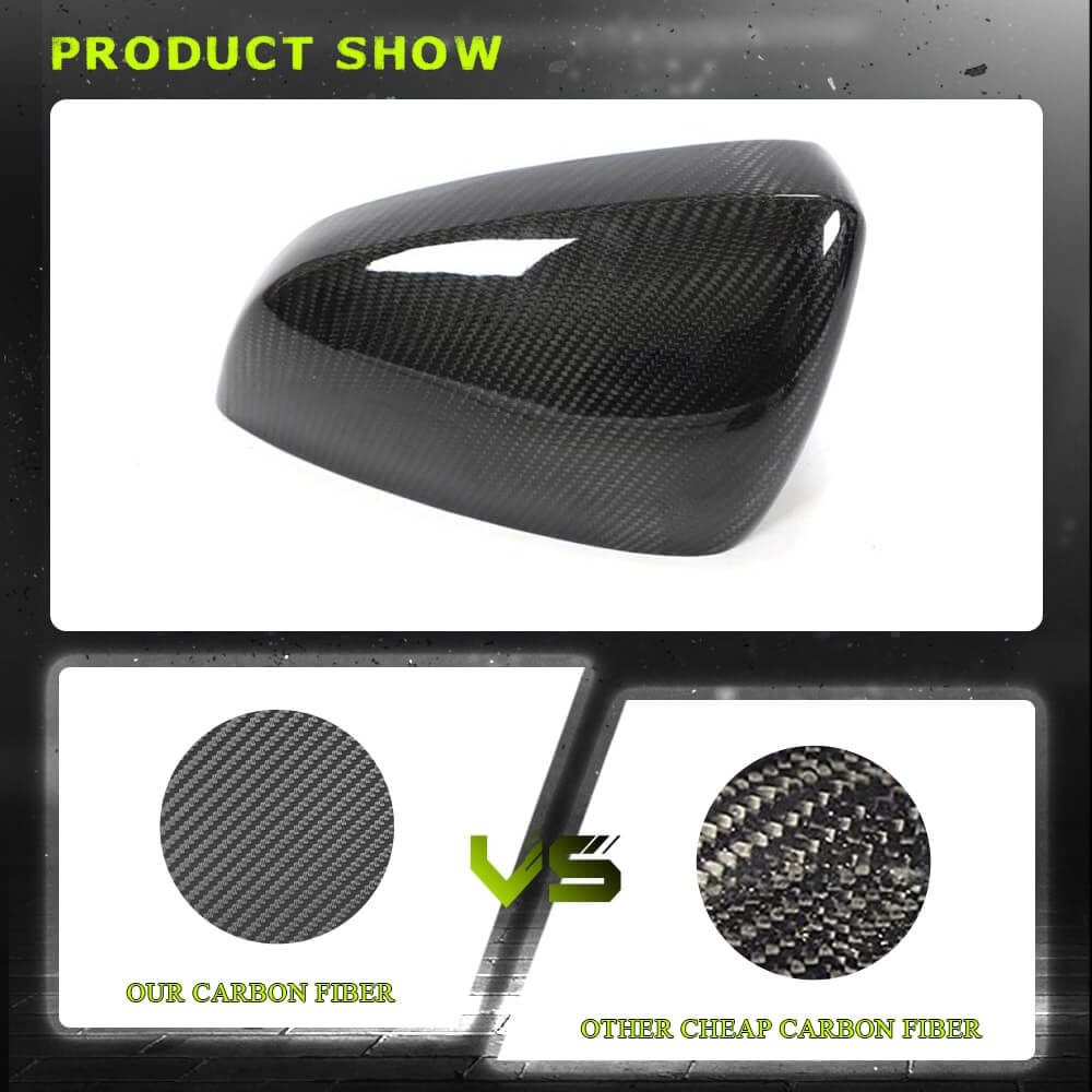 Fits for Audi A3 Sline S3 RS3 8Y Sedan Carbon Fiber Add-on Side Rearview Mirror Cover Caps 1Pair LHD