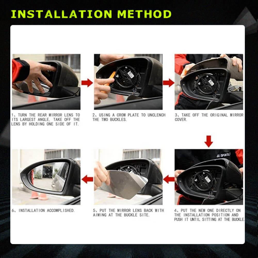 Fits for Audi A4 Sline S4 A5 Sline S5 RS5 B8.5 Carbon Fiber Replacement Side Rearview Mirror Cover Caps 2pcs(without lane change assist)