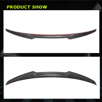 Fits for Audi A5 Sline S5 B9 B9.5 Sportback 2017-2022 Carbon Fiber Rear Trunk Boot Spoiler Wing Lip