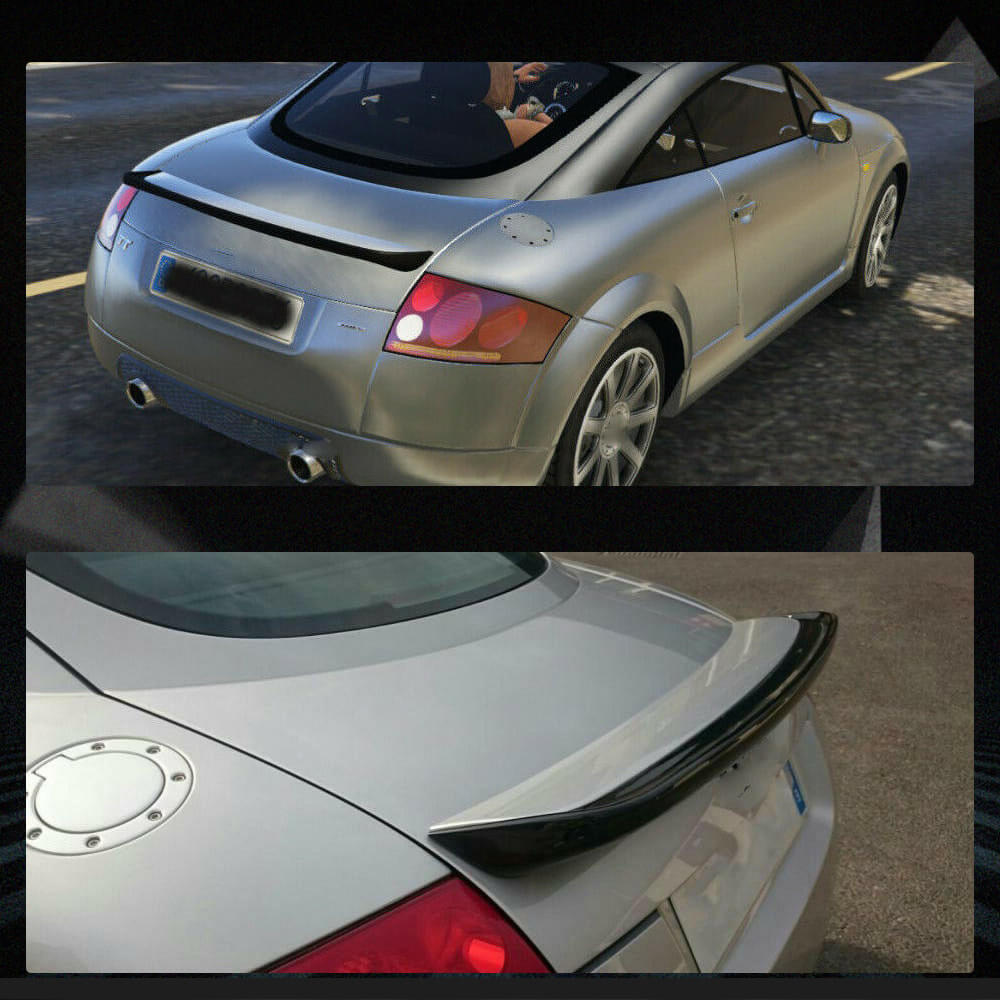 Fits for Audi TT (Quattro) MK1 Type 8N 1998-2006 Carbon Fiber Rear Trunk Boot Spoiler Wing Lip