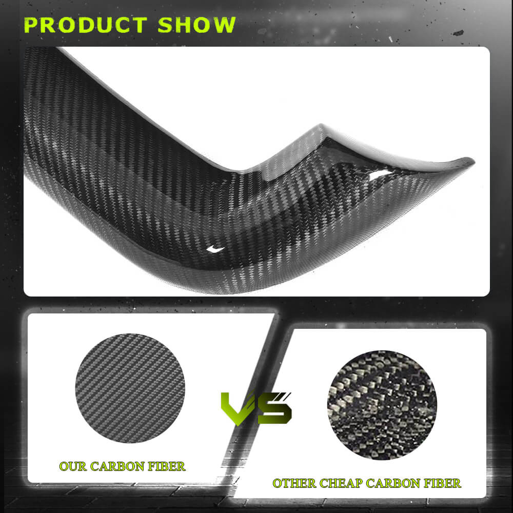 Fits for Audi TT (Quattro) MK1 Type 8N 1998-2006 Carbon Fiber Rear Trunk Boot Spoiler Wing Lip