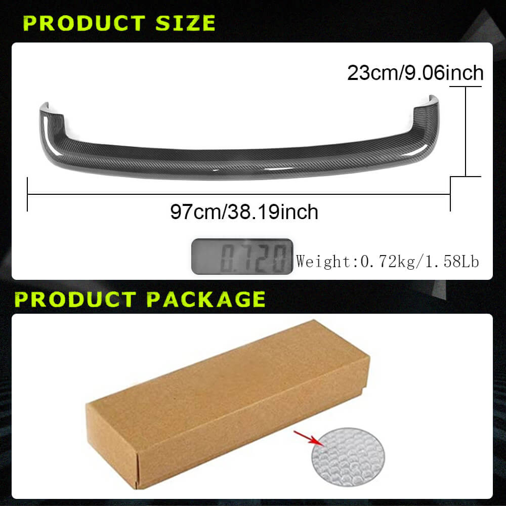 Fits for Audi TT (Quattro) MK1 Type 8N 1998-2006 Carbon Fiber Rear Trunk Boot Spoiler Wing Lip