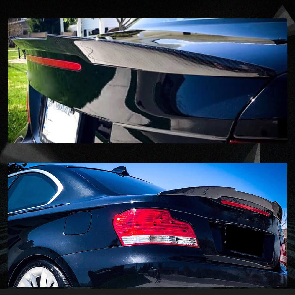 Fits for BMW 1 Series E82 1M Carbon Fiber Rear Trunk Spoiler Boot Wing Lip Factory Outlet |116i 118i 120i 125i 128i 130i 135i