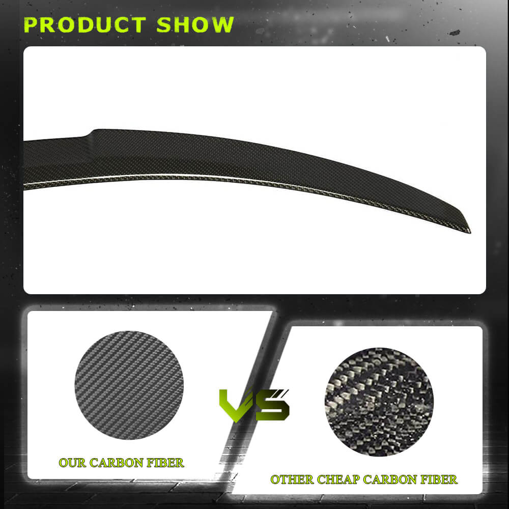 Fits for BMW 1 Series E82 1M Carbon Fiber Rear Trunk Spoiler Boot Wing Lip Factory Outlet |116i 118i 120i 125i 128i 130i 135i