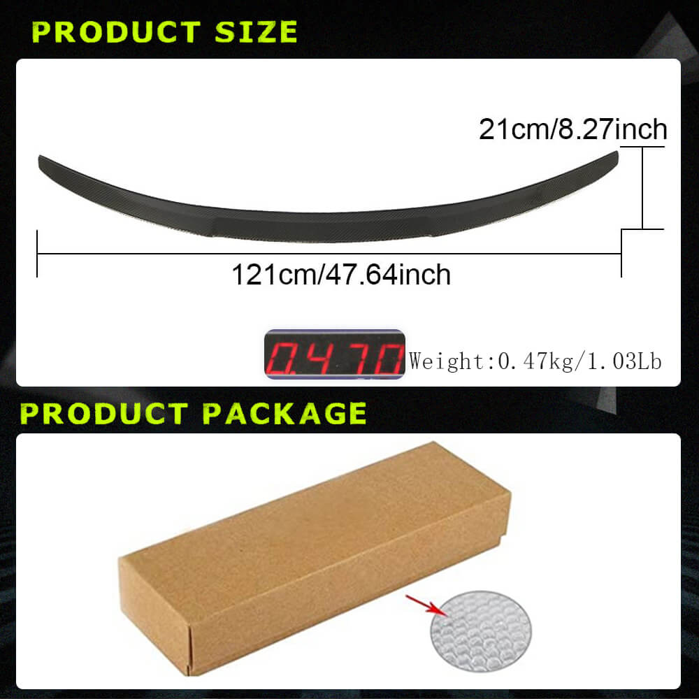 Fits for BMW 1 Series E82 1M Carbon Fiber Rear Trunk Spoiler Boot Wing Lip Factory Outlet |116i 118i 120i 125i 128i 130i 135i