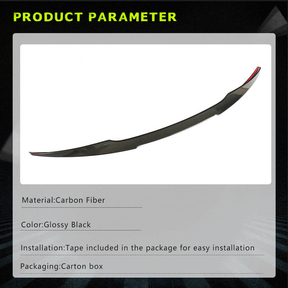 Fits for BMW 1 Series E82 1M Carbon Fiber Rear Trunk Spoiler Boot Wing Lip Factory Outlet |116i 118i 120i 125i 128i 130i 135i