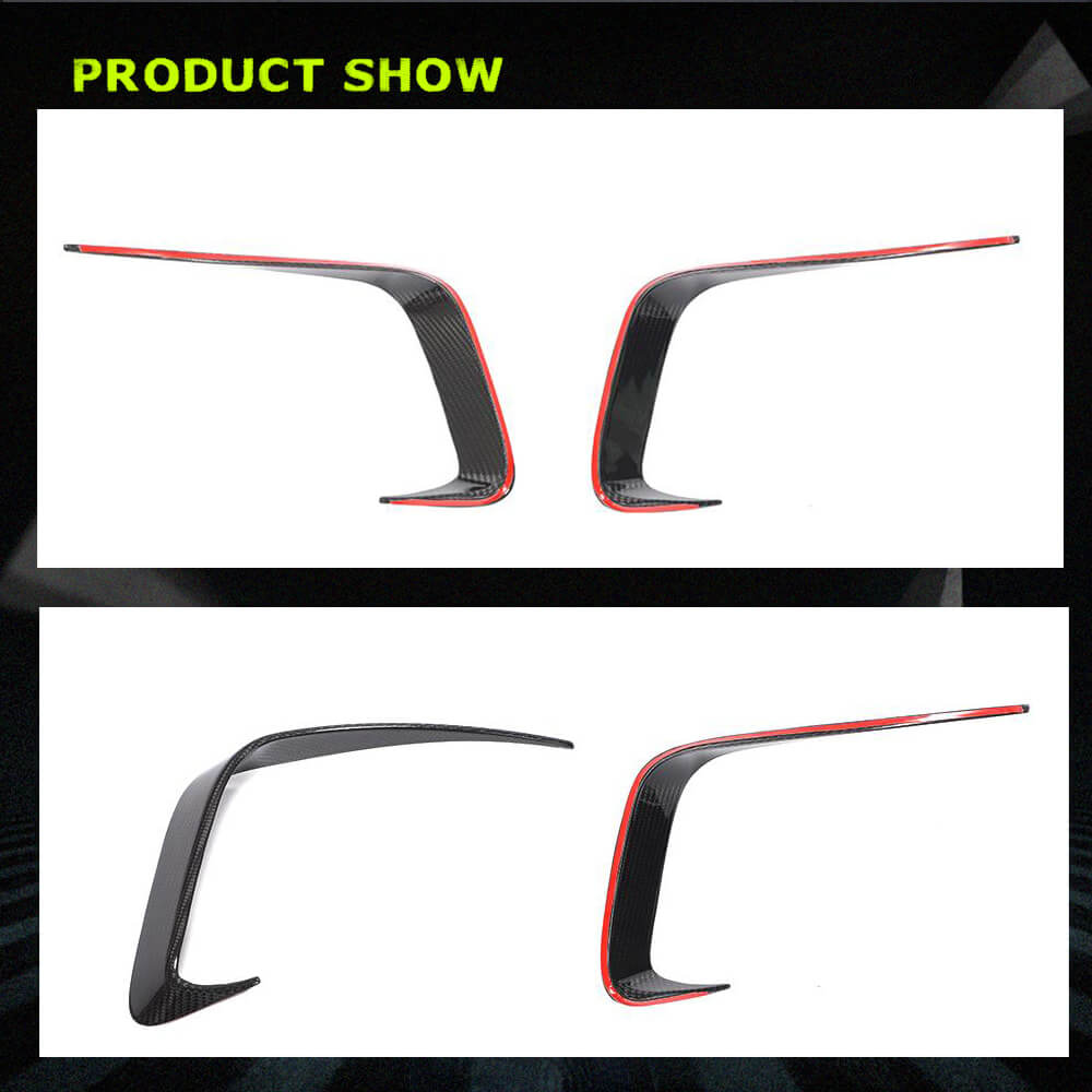 Fits for BMW 3 Series G20 Carbon Fiber Rear Bumper Air Fender Vent Fins | 320i 330i 330e M Sport M340i