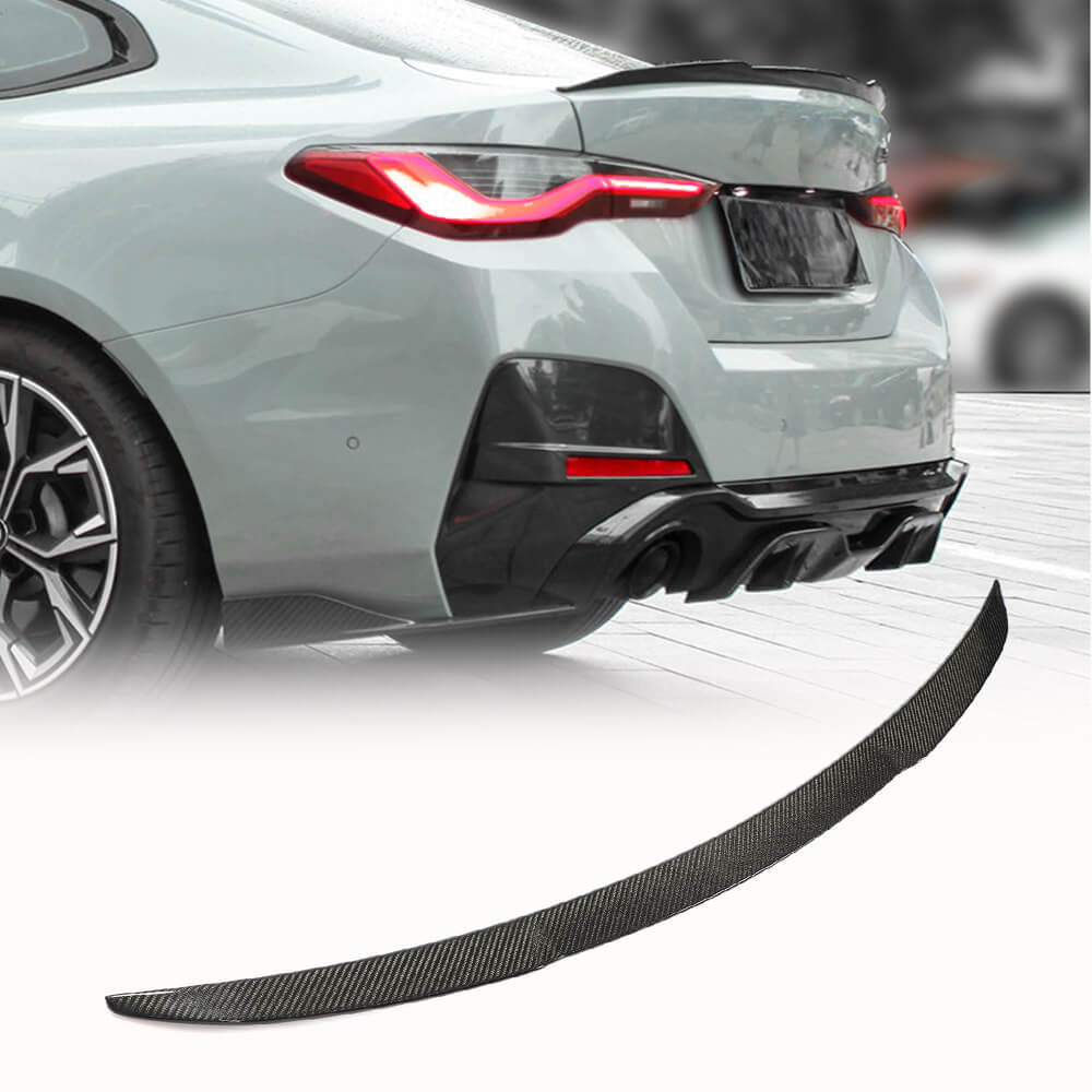 Fits for BMW 4 Series G26 Carbon Fiber Rear Trunk Spoiler Boot Wing Lip | 420i 430i M440i 420d 430d M440d Factory Outlet