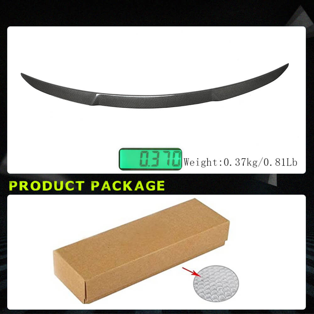 Fits for BMW 4 Series G26 Carbon Fiber Rear Trunk Spoiler Boot Wing Lip | 420i 430i M440i 420d 430d M440d Factory Outlet