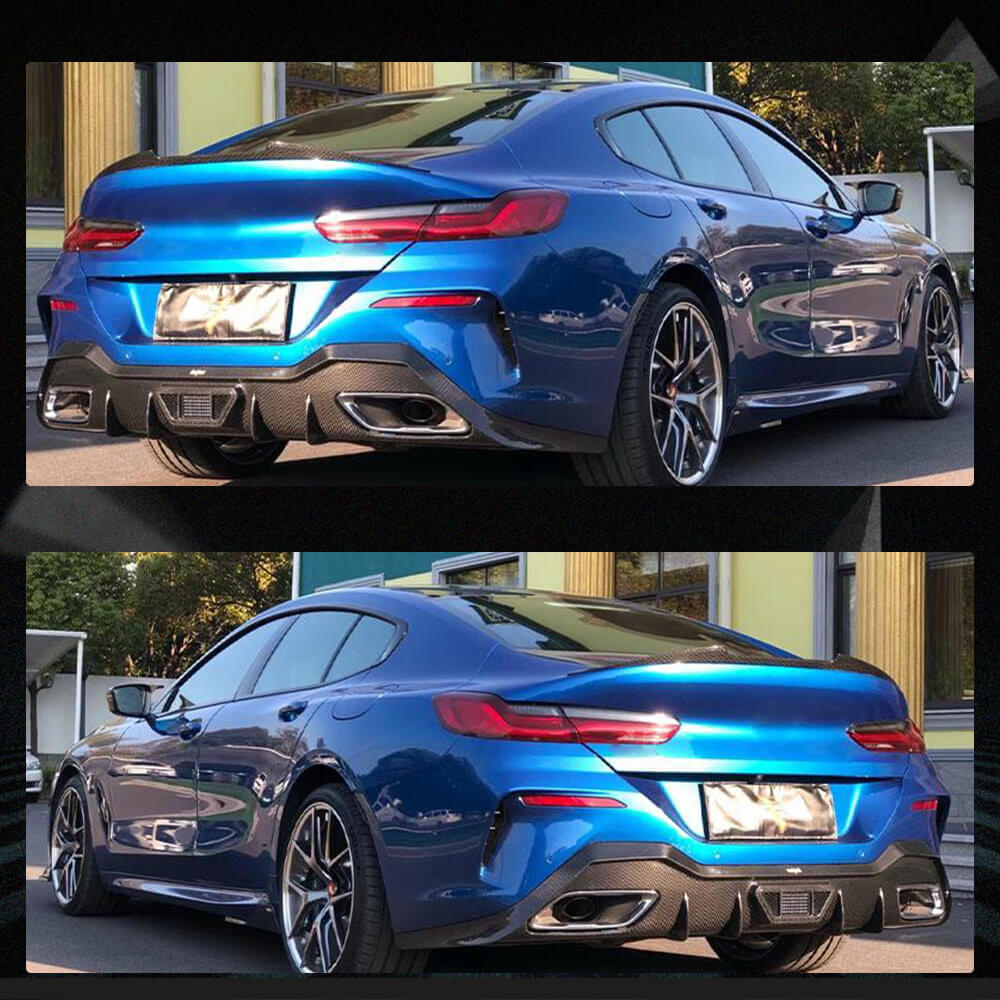 Fits for BMW 8 Series G16 840i M850i F93 M8 Dry Carbon Fiber Rear Trunk Spoiler Boot Wing Lip Factory Outlet