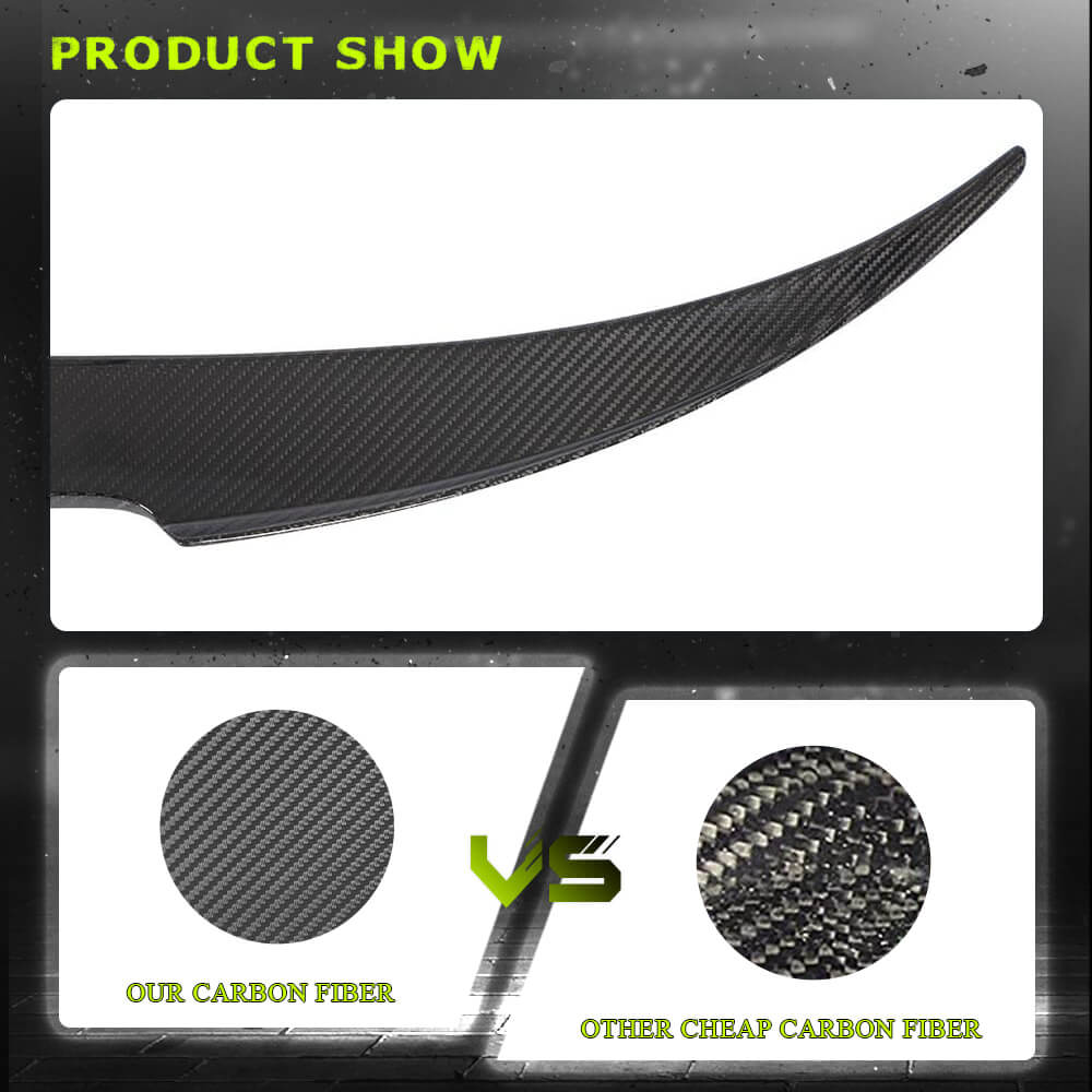 Fits for BMW 8 Series G16 840i M850i F93 M8 Dry Carbon Fiber Rear Trunk Spoiler Boot Wing Lip Factory Outlet