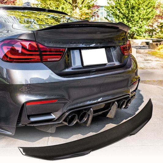 Fits for BMW F82 M4 Coupe Carbon Fiber Rear Trunk Boot Spoiler Wing Lip Factory Outlet