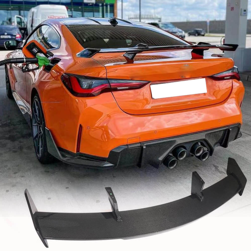 Fits for BMW BMW 3 Series 4 Series G80 M3 G82 G83 M4 Carbon Fiber Rear Trunk Spoiler Boot Wing Lip Factory Outlet
