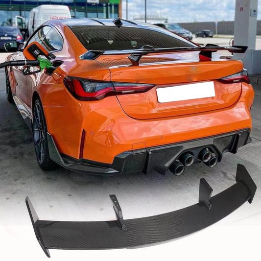 Fits for BMW BMW 3 Series 4 Series G80 M3 G82 G83 M4 Carbon Fiber Rear Trunk Spoiler Boot Wing Lip Factory Outlet