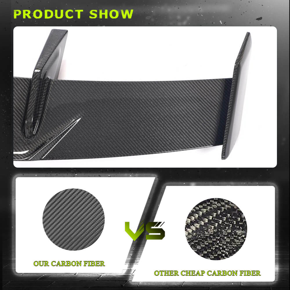 Fits for BMW BMW 3 Series 4 Series G80 M3 G82 G83 M4 Carbon Fiber Rear Trunk Spoiler Boot Wing Lip Factory Outlet