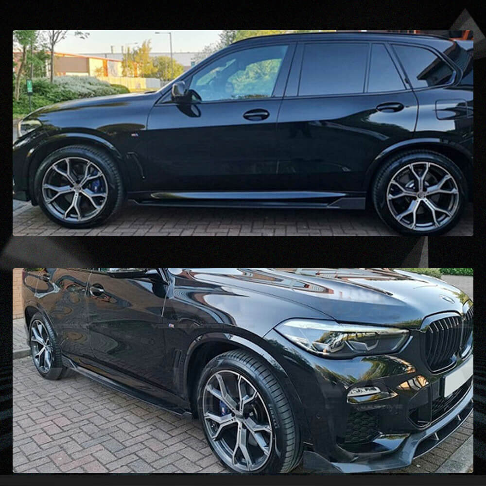 Fits for BMW X5 G05 xDrive40i xDrive50i M Sport M50d Carbon Fiber Side Skirts Rocker Panels Extension Lip Factory Outlet