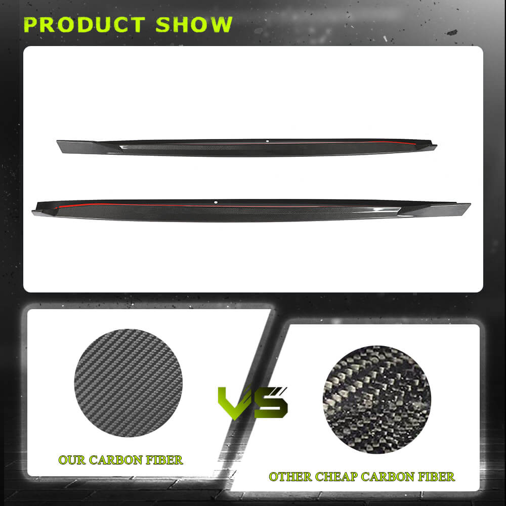 Fits for BMW X5 G05 xDrive40i xDrive50i M Sport M50d Carbon Fiber Side Skirts Rocker Panels Extension Lip Factory Outlet