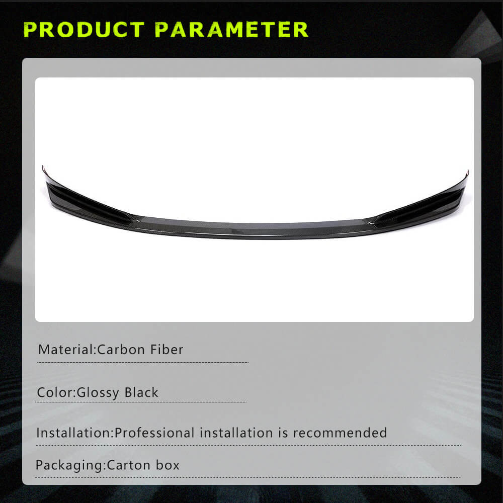 Fits for Cadillac ATS 15-17 Carbon Fiber Front Bumper Lip Factory Outlet