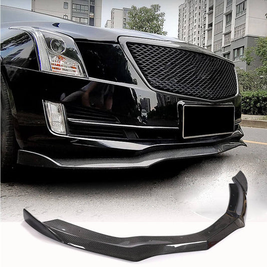 Fits for Cadillac ATS Base 14-19 Carbon Fiber Front Bumper Lip Factory Outlet