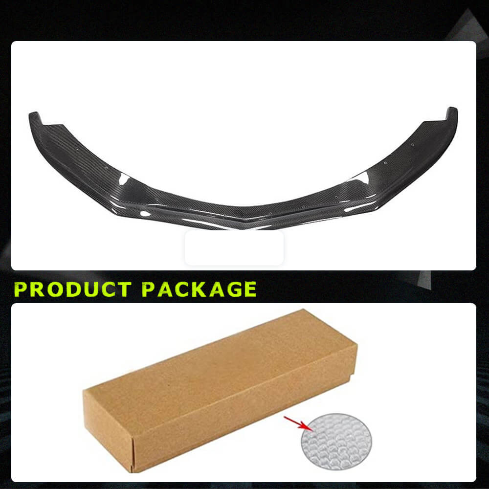 Fits for Cadillac ATS Base 14-19 Carbon Fiber Front Bumper Lip Factory Outlet