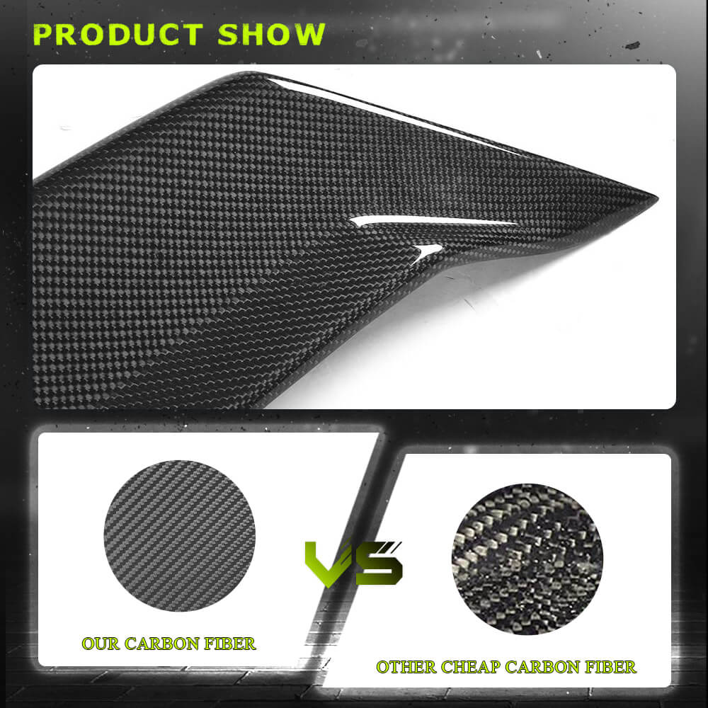 Fits for Cadillac ATS Sedan 13-19 Carbon Fiber Rear Trunk Boot Spoiler Wing Lip Factory Outlet