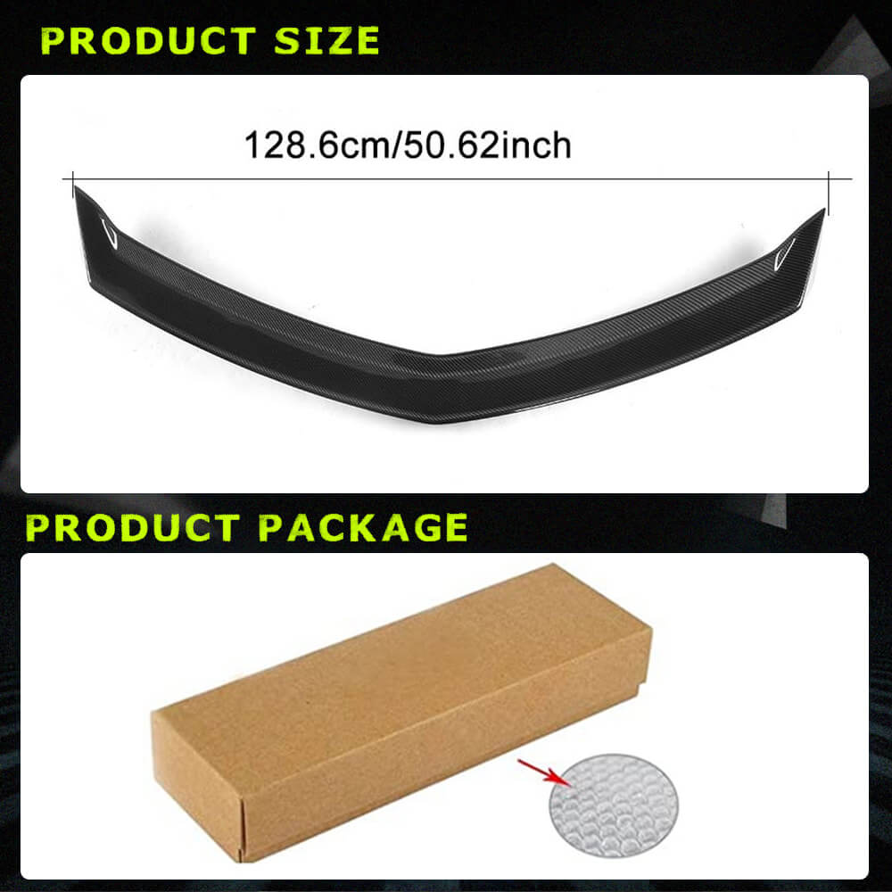 Fits for Cadillac ATS Sedan 13-19 Carbon Fiber Rear Trunk Boot Spoiler Wing Lip Factory Outlet