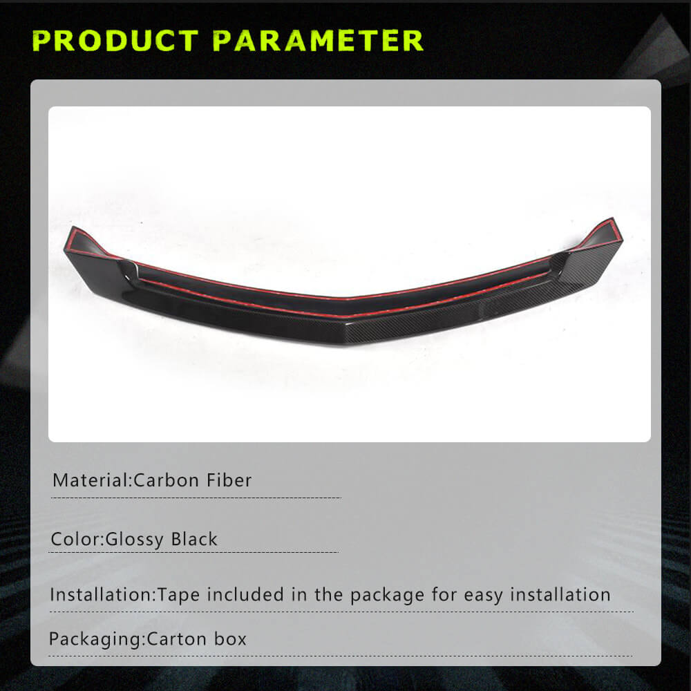 Fits for Cadillac ATS Sedan 13-19 Carbon Fiber Rear Trunk Boot Spoiler Wing Lip Factory Outlet