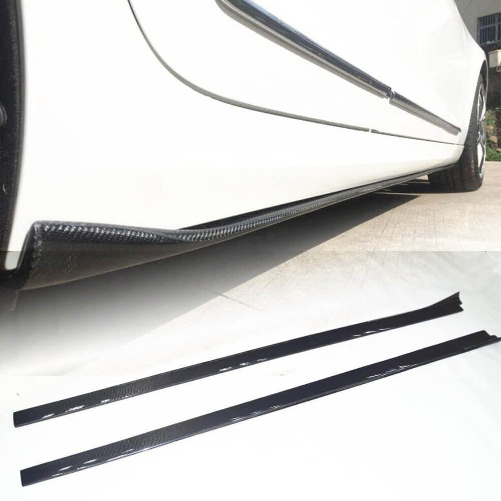 Fits for Cadillac ATS Sedan Carbon Fiber Side Skirts Extension Factory Outlet