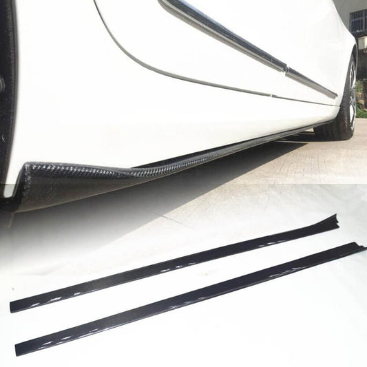 Fits for Cadillac ATS Sedan Carbon Fiber Side Skirts Extension Factory Outlet