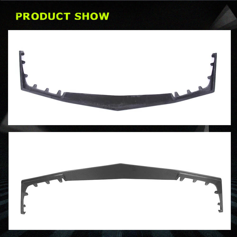 Fits for Cadillac CTS-V 09-15 Carbon Fiber Front Bumper Lip Factory Outlet
