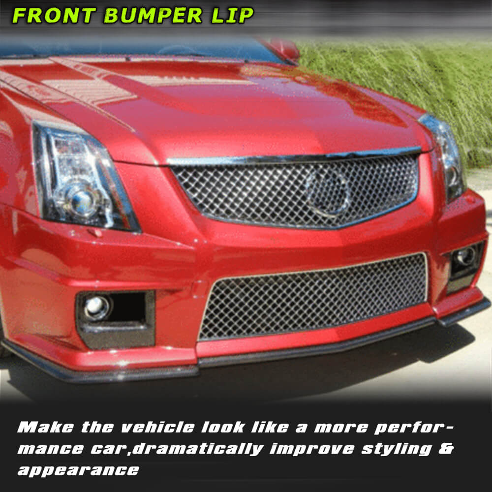Fits for Cadillac CTS-V Coupe 09-15 Carbon Fiber Front Bumper Lip Factory Outlet