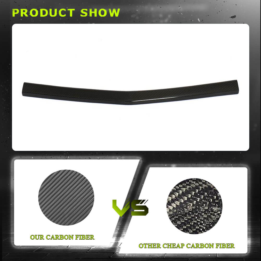 Fits for Cadillac CTS-V Coupe 09-15 Carbon Fiber Front Bumper Lip Factory Outlet