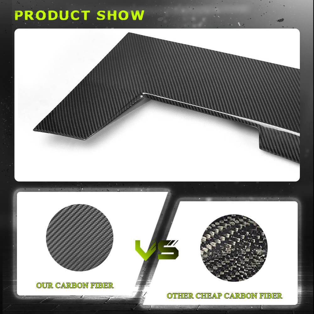 Fits for Cadillac CTS Coupe 11-15 Carbon Fiber Rear Trunk Boot Spoiler Wing Lip Factory Outlet