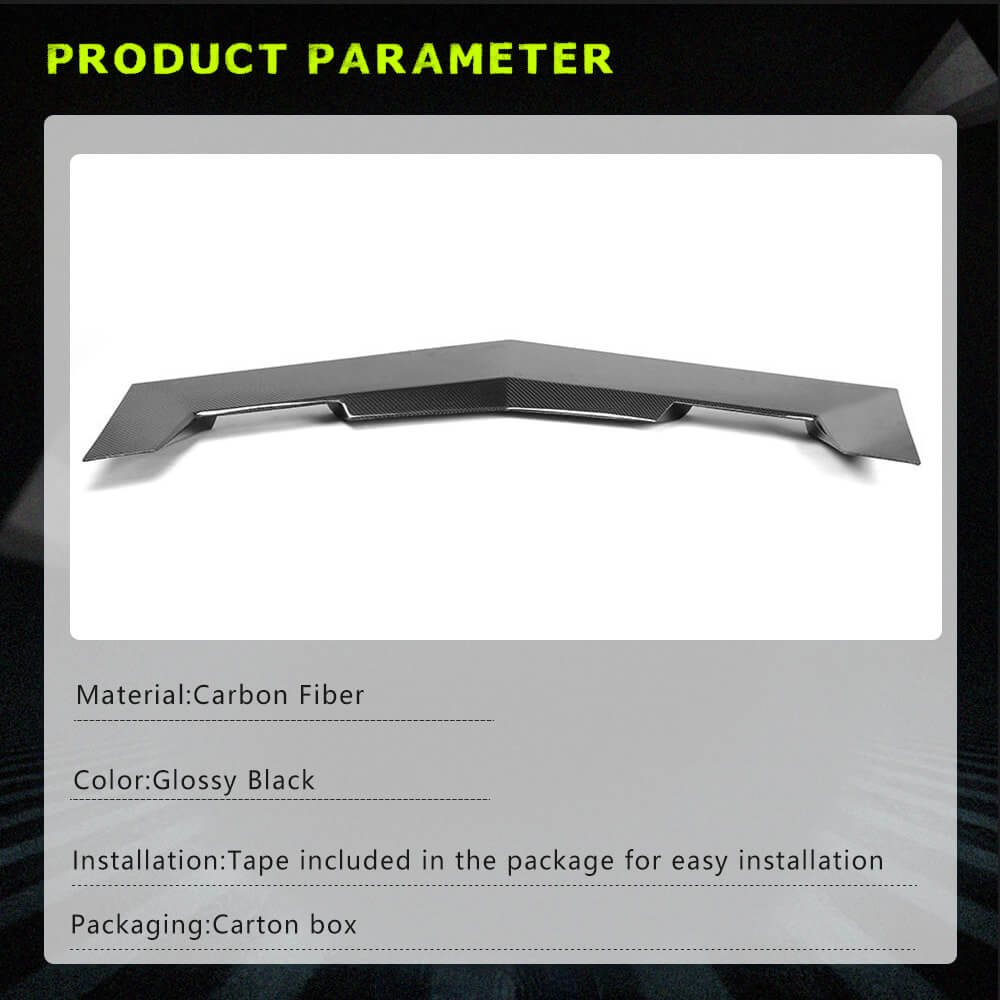 Fits for Cadillac CTS Coupe 11-15 Carbon Fiber Rear Trunk Boot Spoiler Wing Lip Factory Outlet