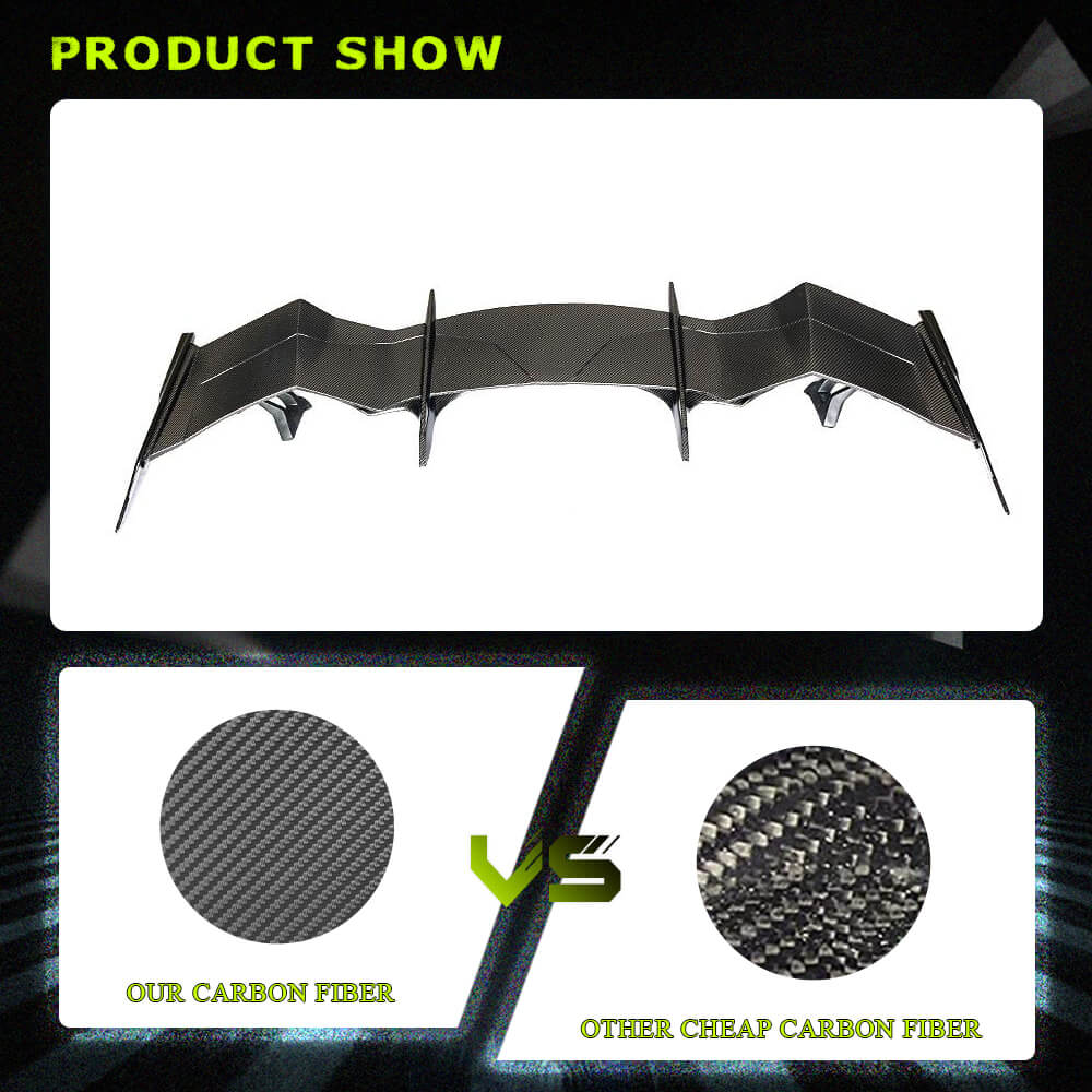 Fits for Chevrolet Camaro Coupe Carbon Fiber Rear Trunk Spoiler Wing Lip