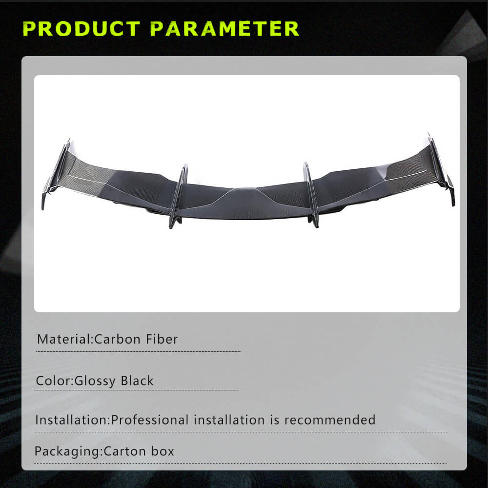 Fits for Chevrolet Camaro Coupe Carbon Fiber Rear Trunk Spoiler Wing Lip