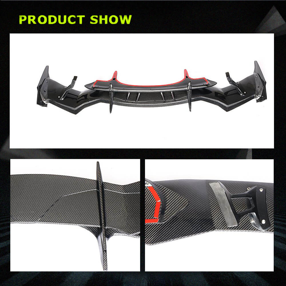 Fits for Chevrolet Camaro Coupe Carbon Fiber Rear Trunk Spoiler Wing Lip