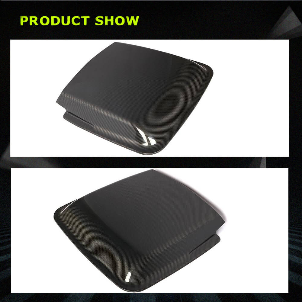 Fits for Dodge Challenger Coupe Carbon Fiber Engine Hood Cover Air Vent