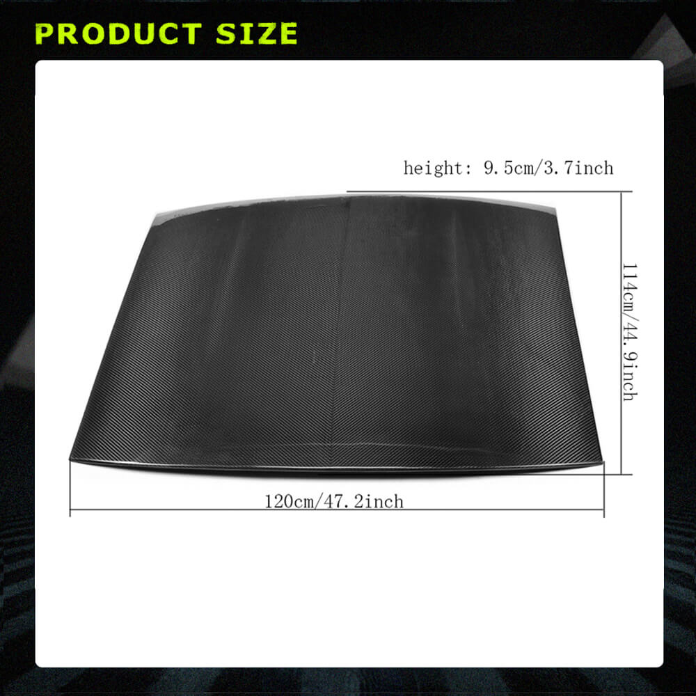 Fits for Ford Mustang GT Coupe 2-Door 15-17 Carbon Fiber Car Roof