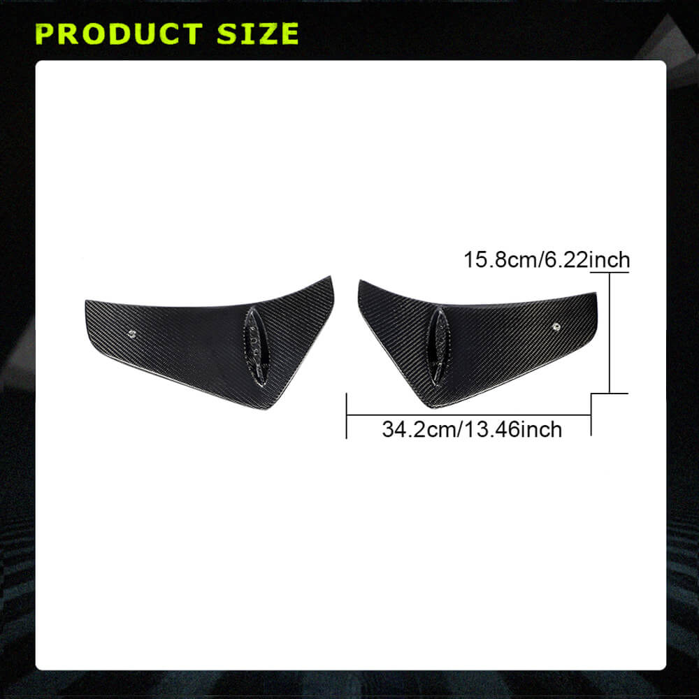 Fits for Tesla Model 3 Sedan 16-22 Carbon Fiber Side Air Fender Vents